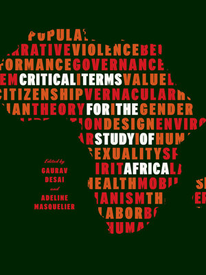 cover image of Critical Terms for the Study of Africa